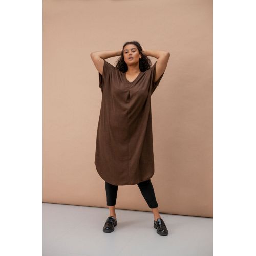 Fransa plussize Selection kjole i brun